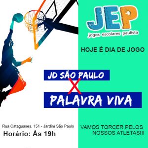 HOJE É DIA DE JOGO DE BASQUETE – 13 DE MAIO